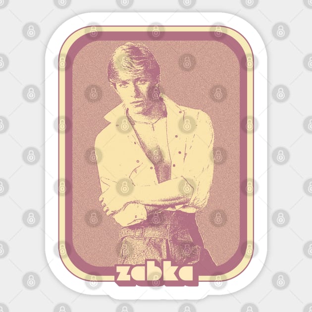 William Zabka /// 80s Retro Fan Design Sticker by DankFutura